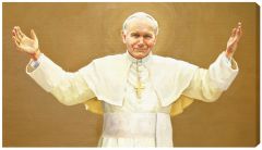 St John Paul II 18 x 10 Canvas Print